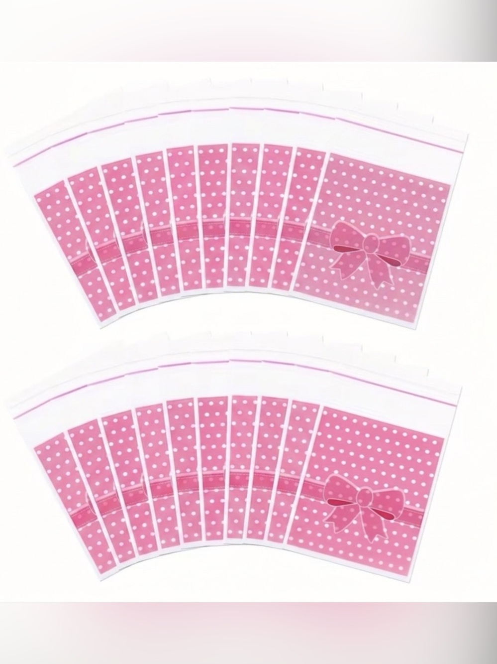 575pc Bundle: 25 L Poly Mailers 12”x15.5”, 25 Gift Bags, 25 cards & 500 Stickers - Picture 8 of 15